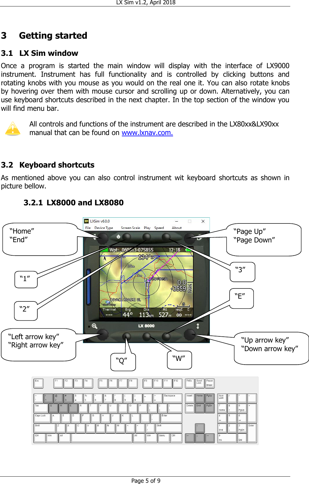Page 5 of 9 - LXSim Manual English Ver0120
