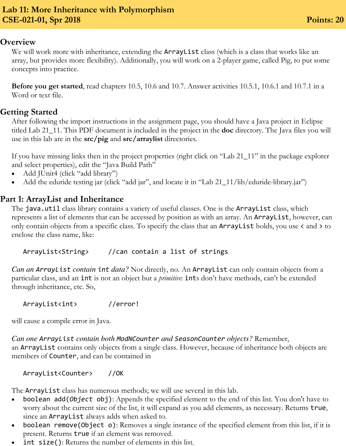 Page 1 of 4 - Lab11 Instructions