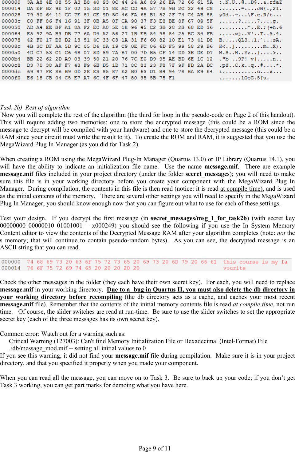 Page 9 of 11 - Lab 4 Instructions