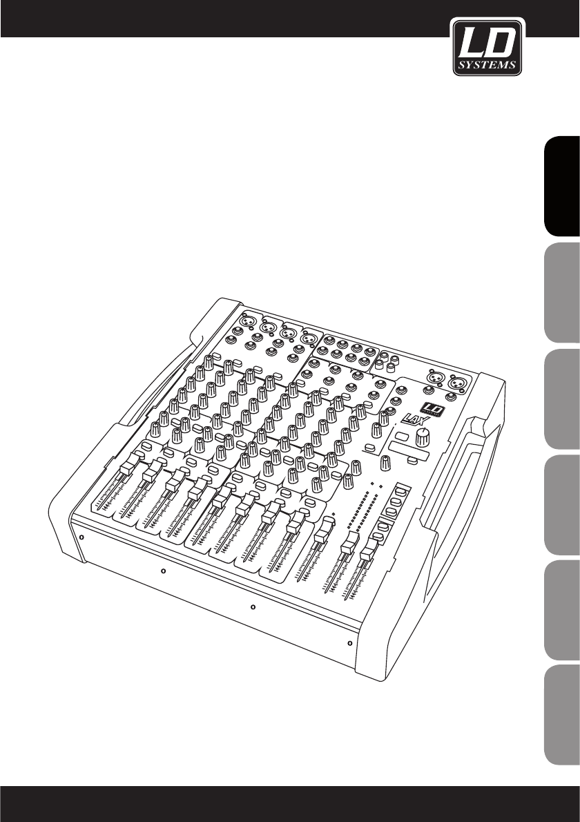 Table de mixage amplifiée LD SYST Lax12da