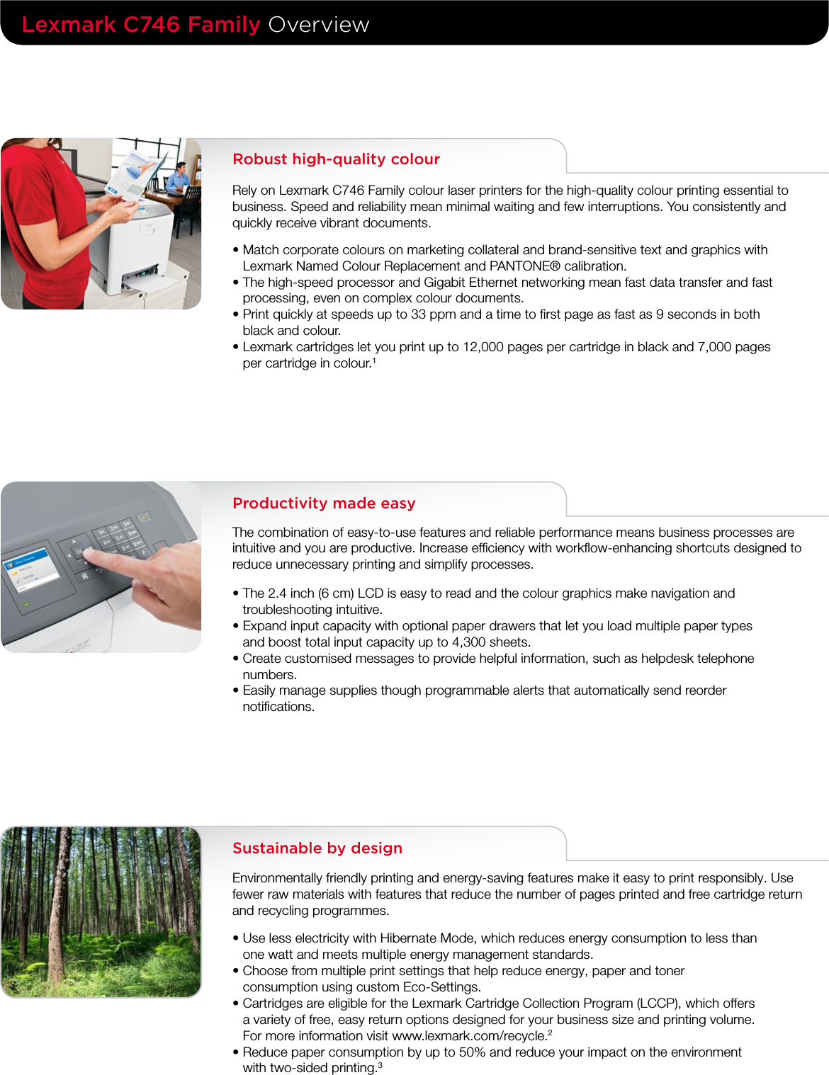 Page 2 of 4 - Lexmarkc746Dtn User Manual