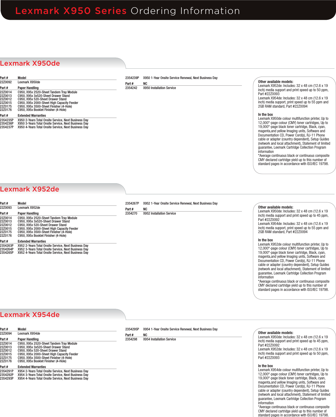 Page 7 of 8 - Lexmarkx950De User Manual