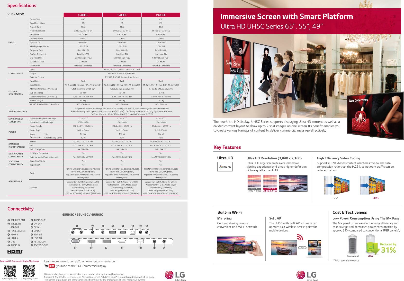 Page 1 of 2 - Lg49Uh5C User Manual
