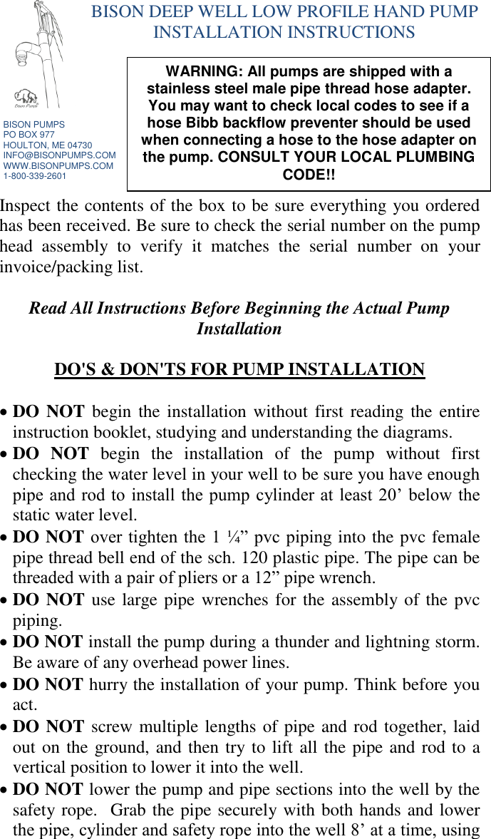 Page 1 of 7 - Low-Profile-Deep-Well-Installation-Manual