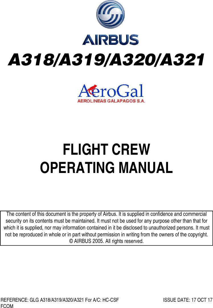 FCOM M2K 075 FLIGHT CREW OPERATING MANUAL HC CSF 2K