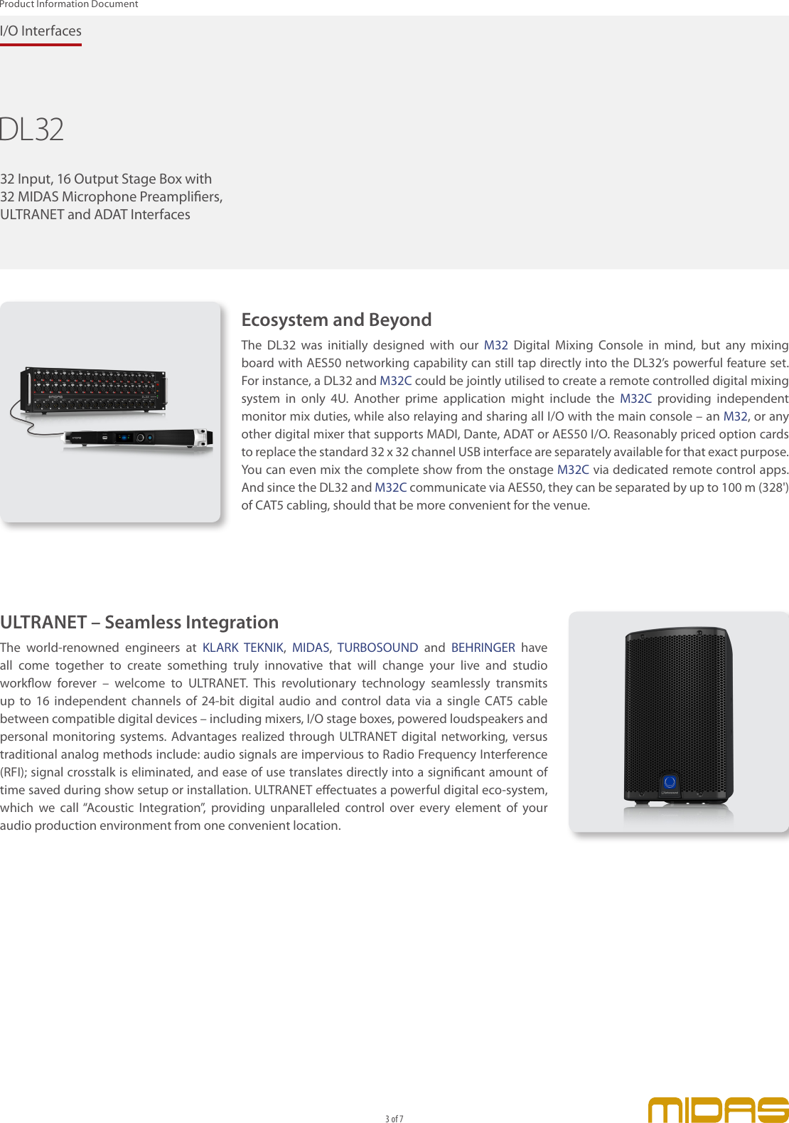 Page 3 of 7 - MIDAS_DL32-P0BMD_Pro.. MIDAS DL32-P0BMD Product-Information