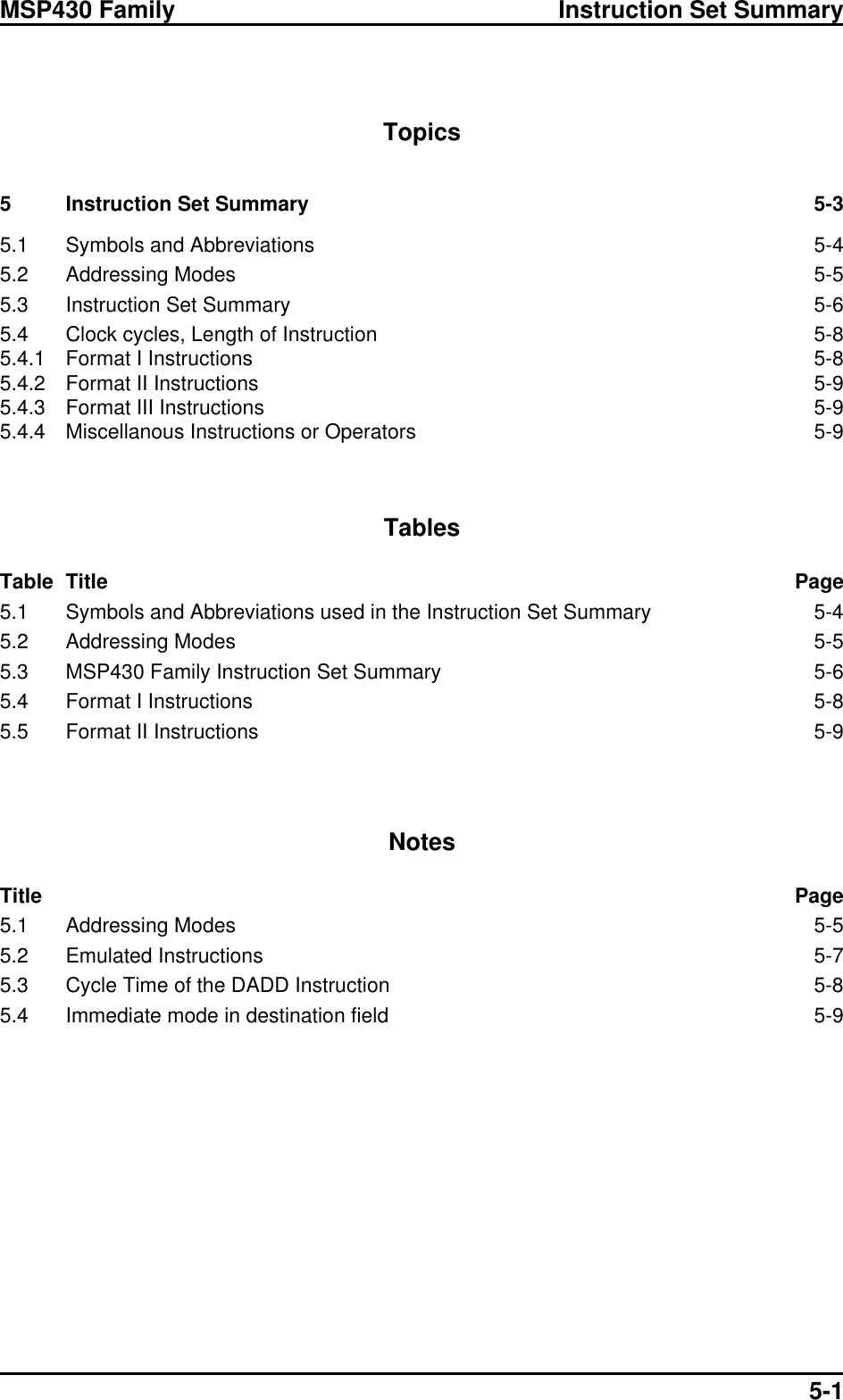 Page 1 of 10 - CHAP_5 MSP430-Instructions