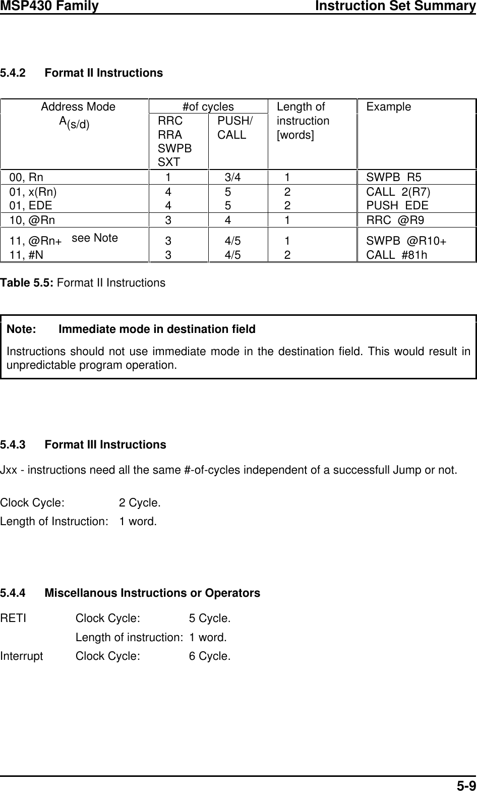 Page 9 of 10 - CHAP_5 MSP430-Instructions