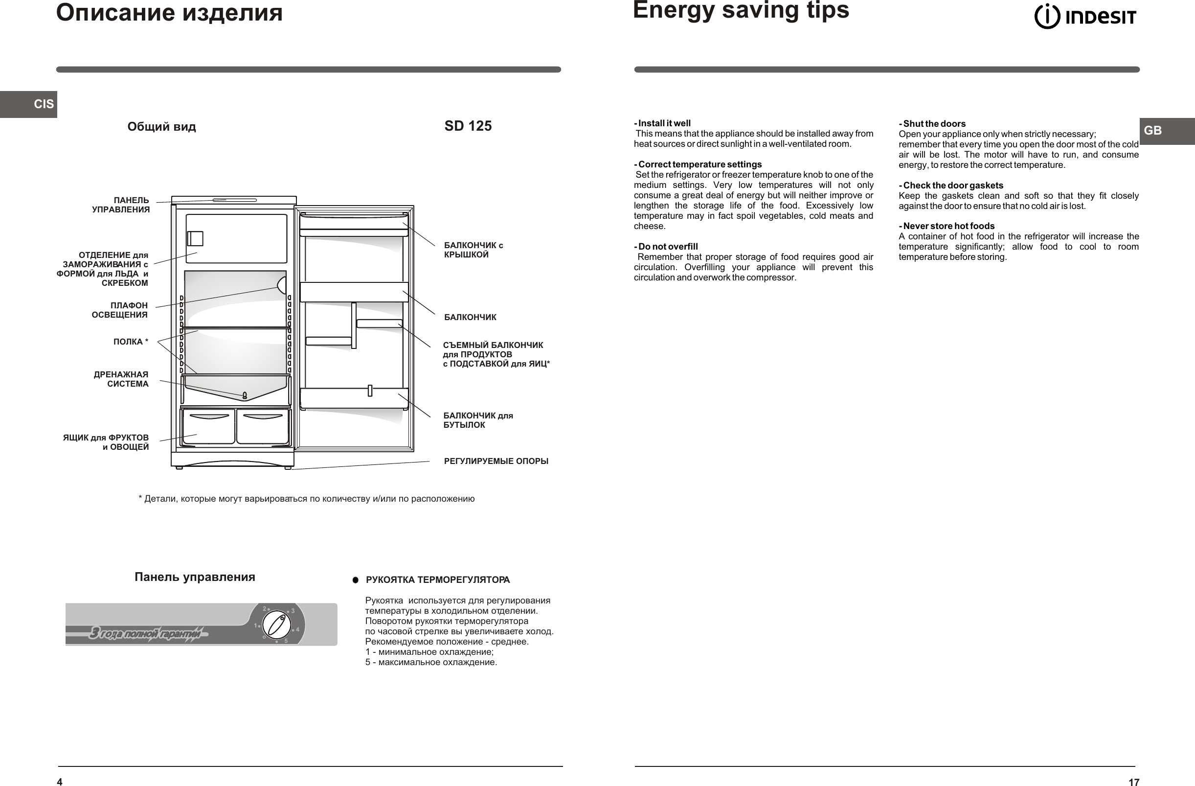ИНДЕЗИТ SD125 Manual 114