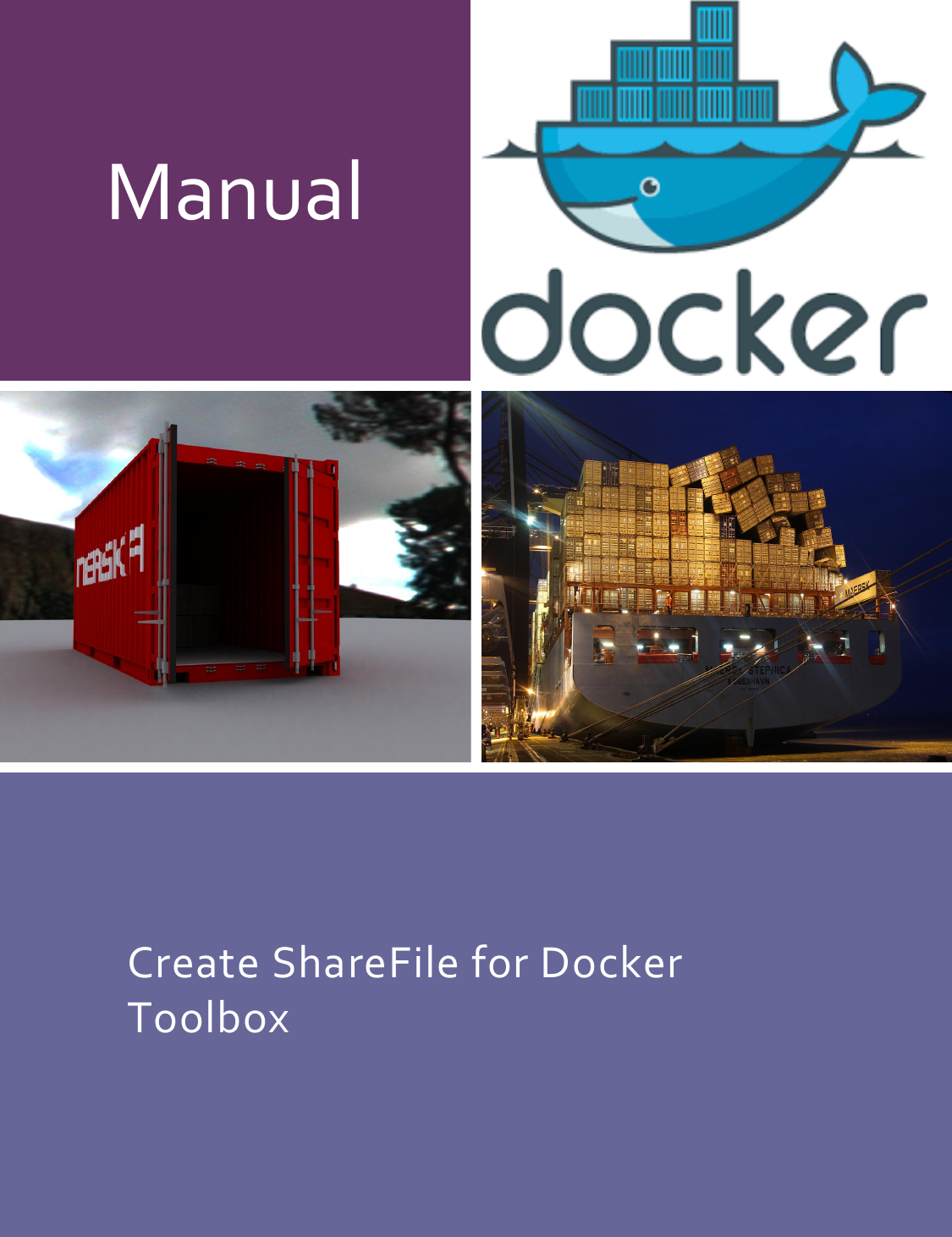Manual Docker Toolbox Create Share File