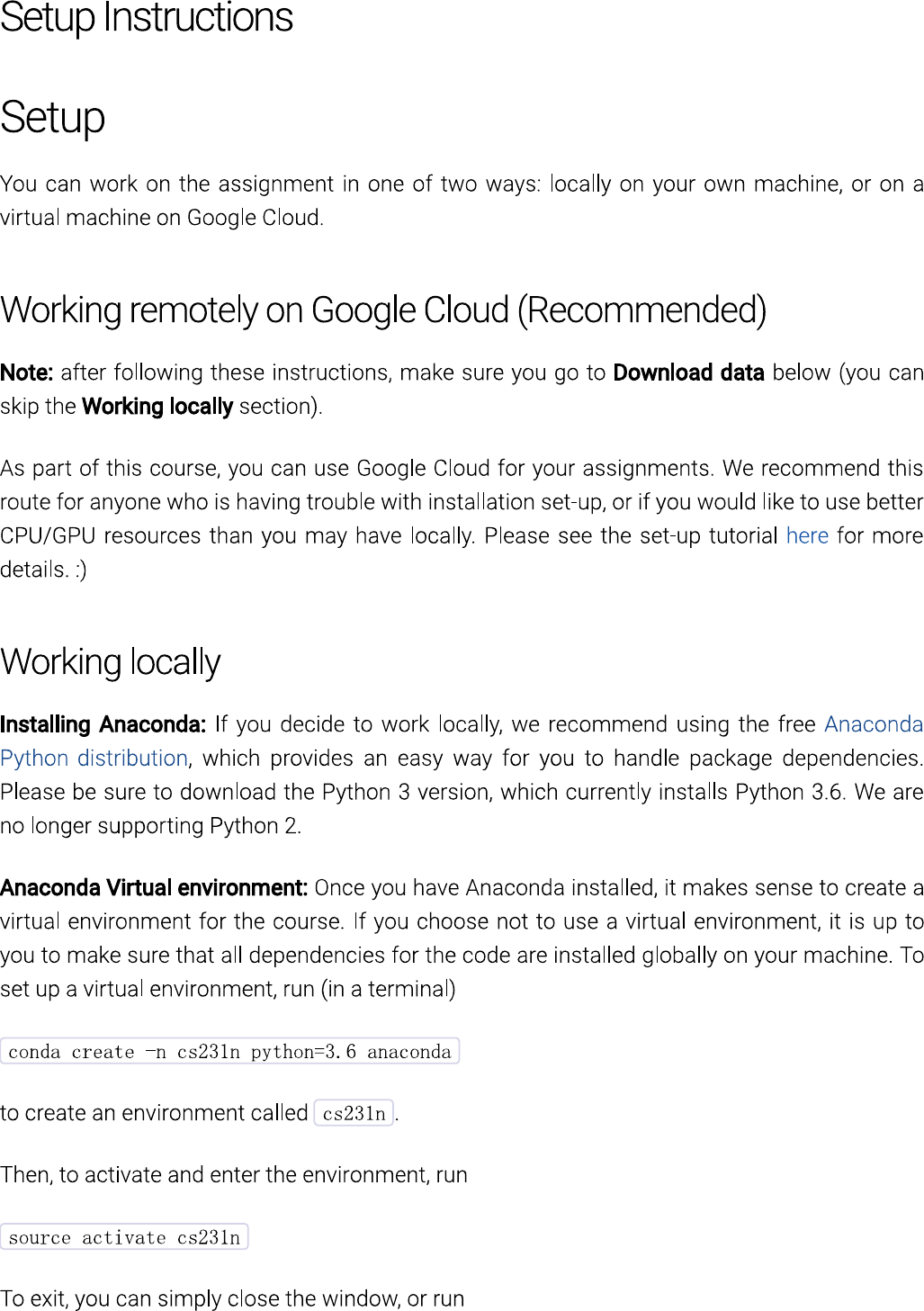 Page 1 of 2 - Module 0 Preparation Setup Instructions