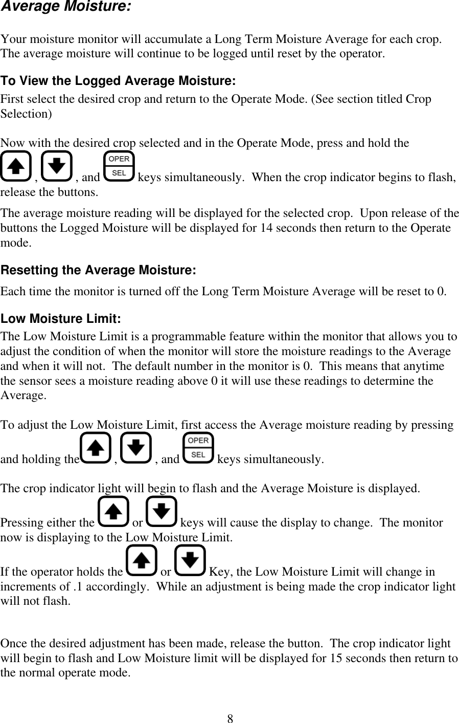 Page 8 of 8 - Manual2010 Moisture Monitor (PDF) Moisture-Monitor-Manual