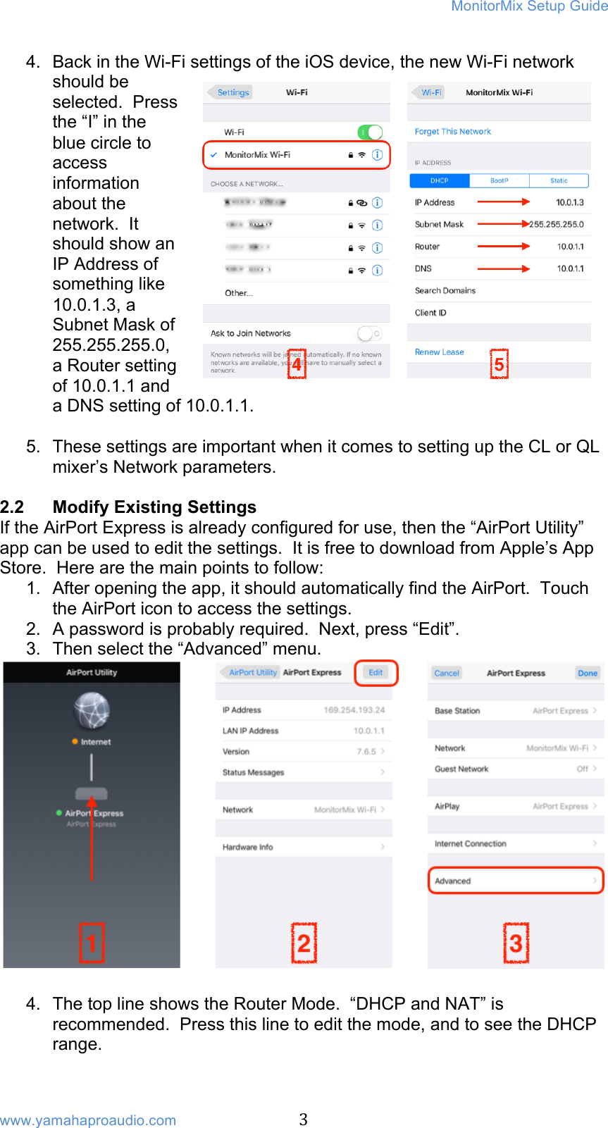 Page 3 of 8 - MonitorMix V1.1.0 Setup Guide [1.7MB] Monitor Mix V110 En