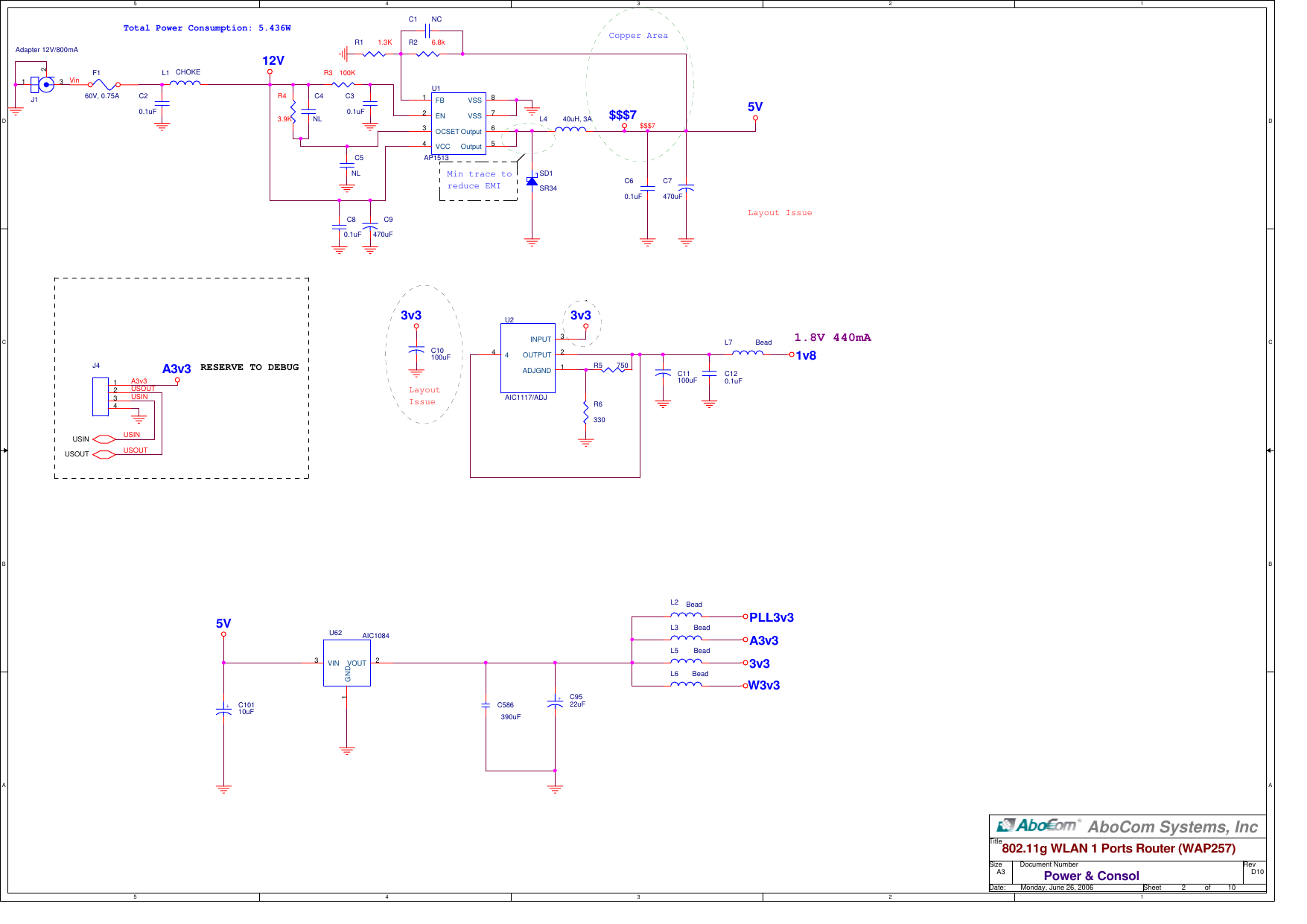 Page 2 of 10 - Wap257d10t  MQ4WAP257 Circuit Diagram