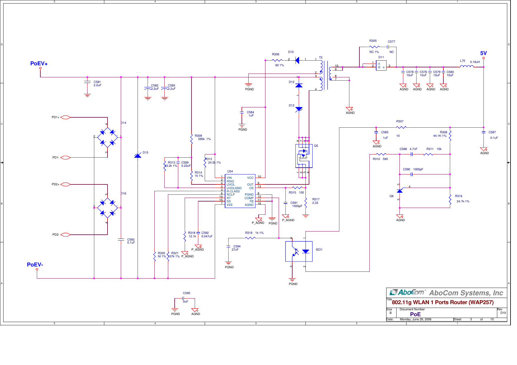 Page 3 of 10 - Wap257d10t  MQ4WAP257 Circuit Diagram