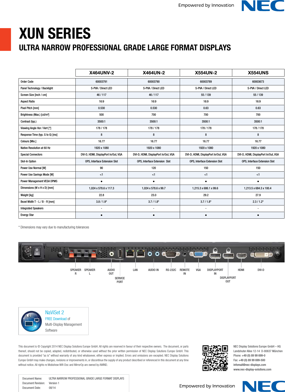 Page 4 of 4 - Neclcdx554Un2 User Manual