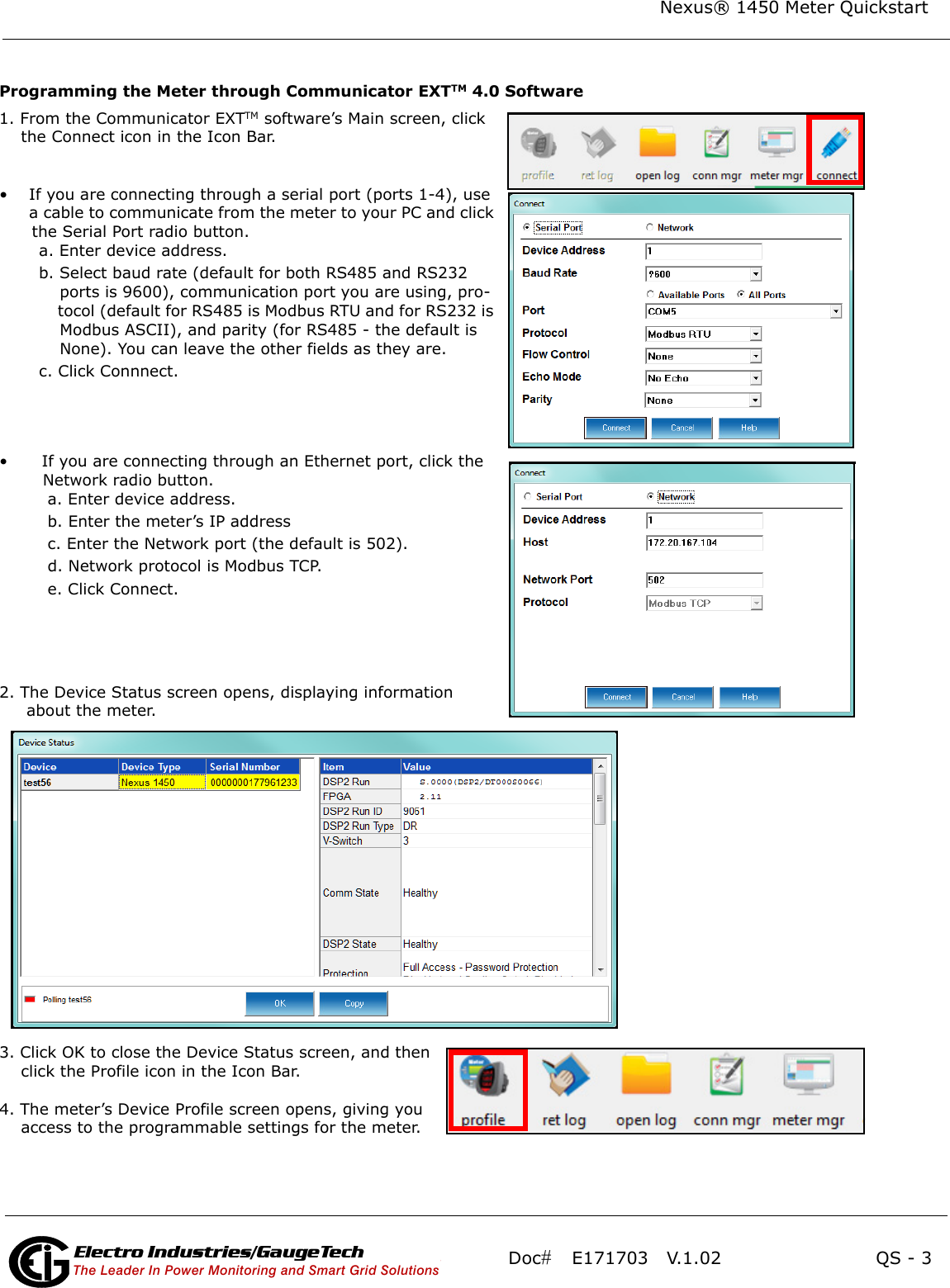 Page 3 of 4 - Nexus 1450 Meter QS Guide V.1.02 Nexus-1450-Meter-Quickstart-Guide E171703
