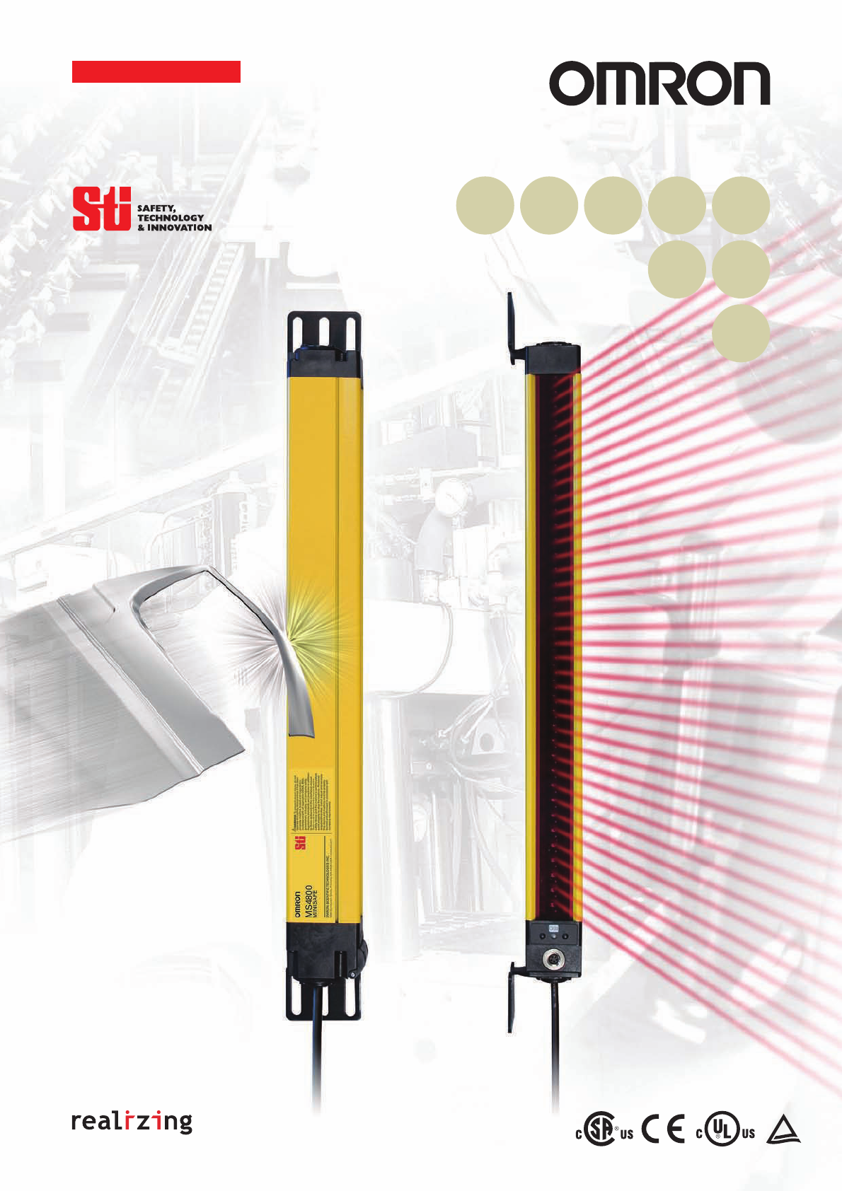 Csm Ms4800 F084 E1 7 1 Omron Safety Light Curtains