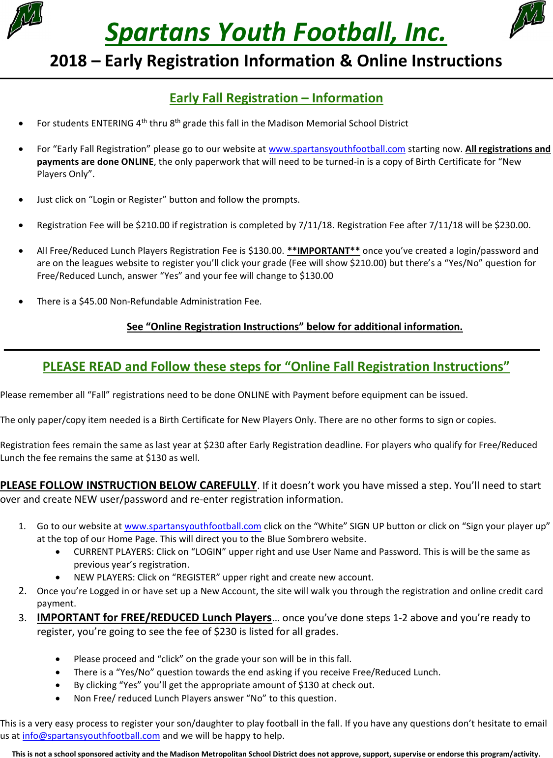 Page 1 of 1 - SYF 2018 Registration Instructionsx Online Instructions