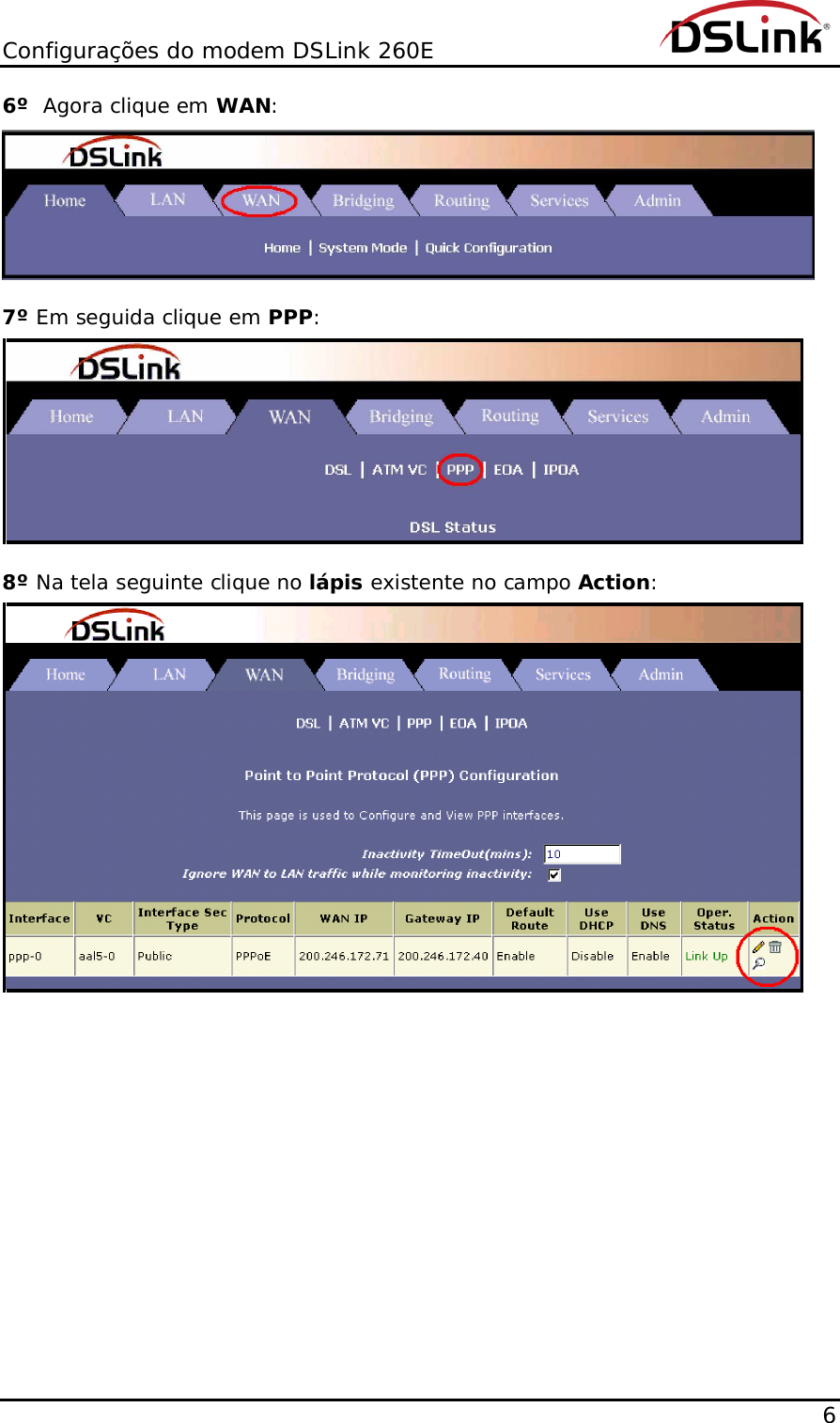 Page 6 of 8 - Opticom-DSLink-260E-antiga-manual