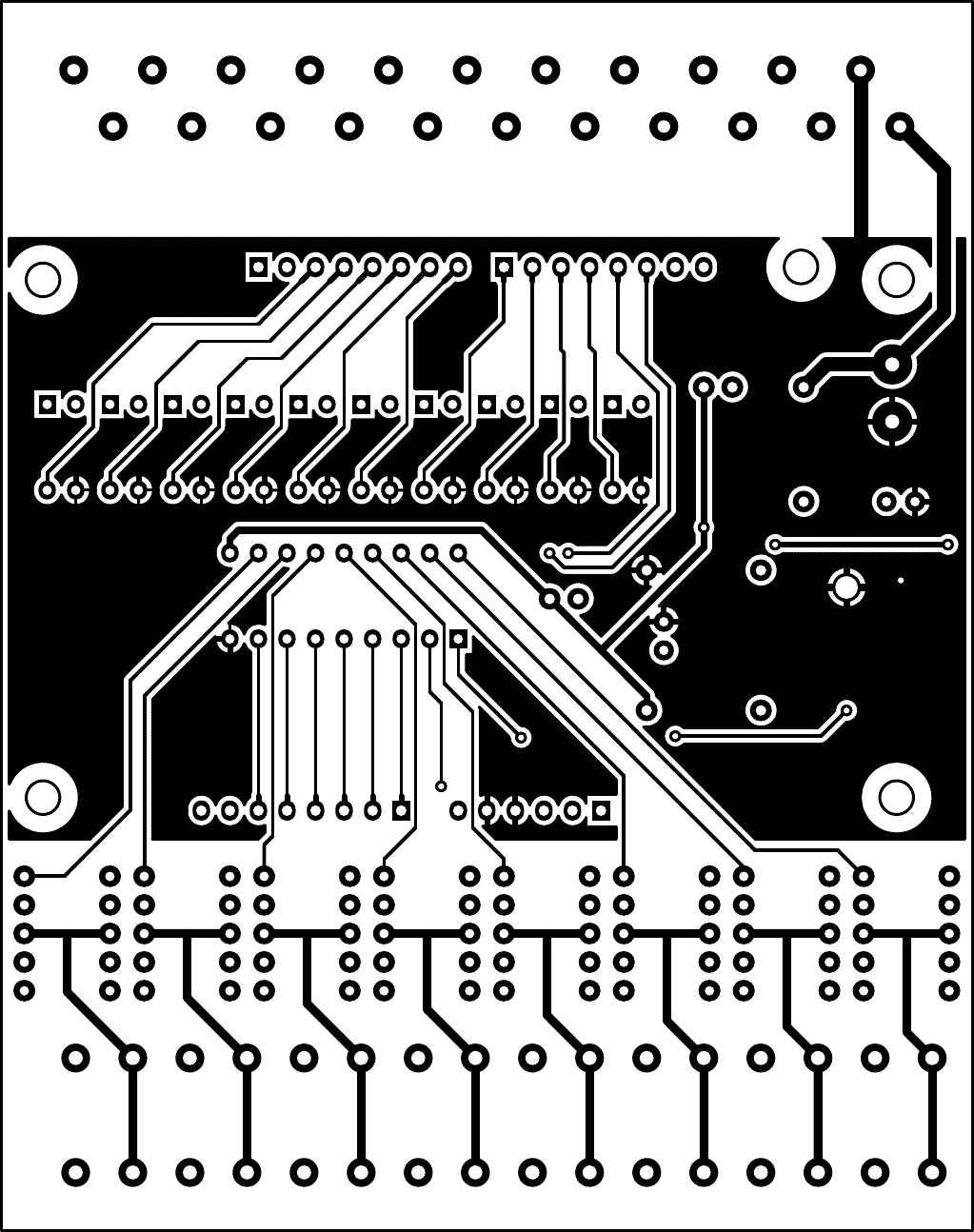 Page 1 of 1 - Multilayer Composite Print PCB Bottom Layer