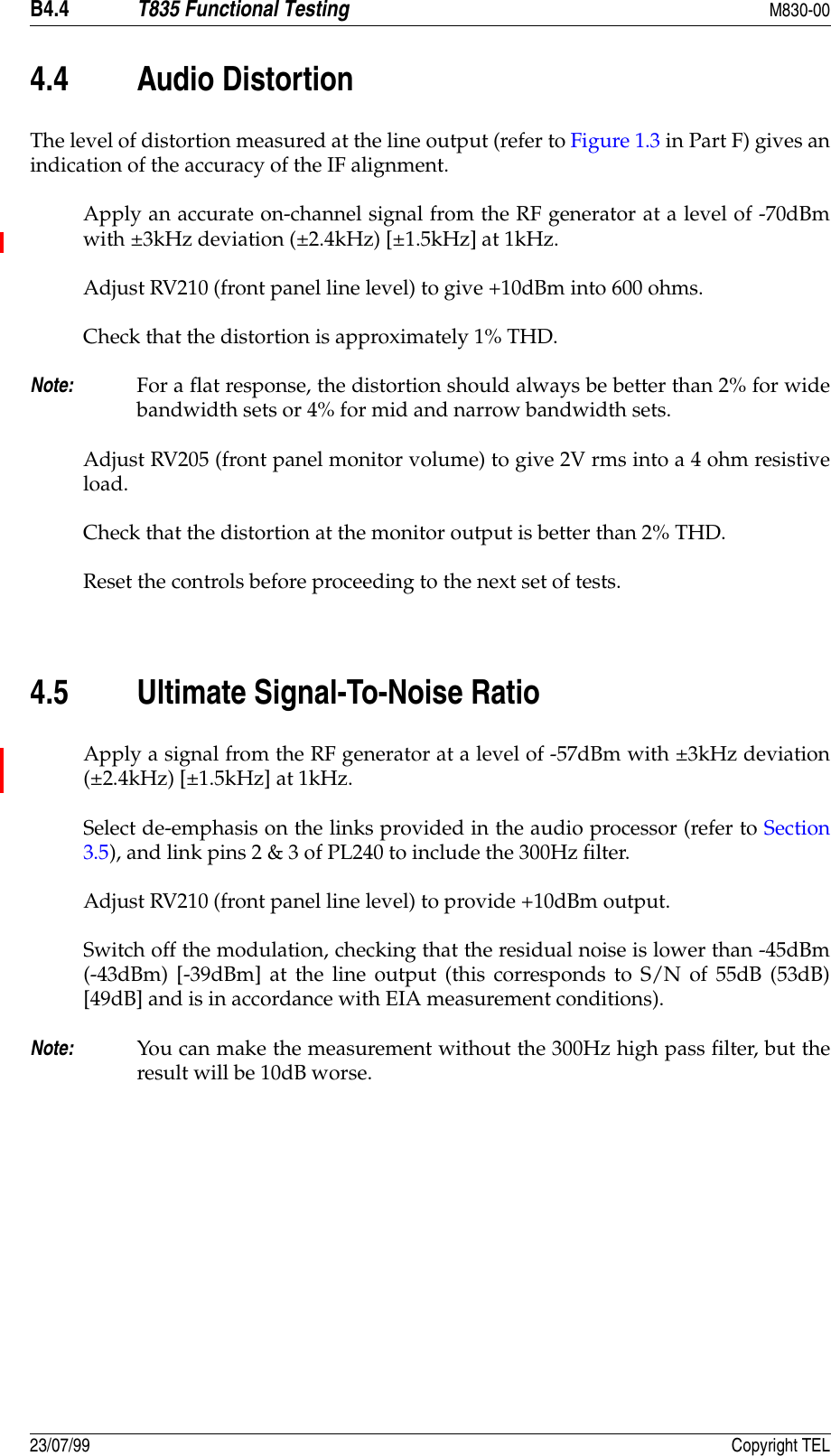 Page 4 of 8 - M830-00-202 A4 Pages T800/T800 SERIES 2 MANUALS/M830-00-202/Pages B4.1-B4.8