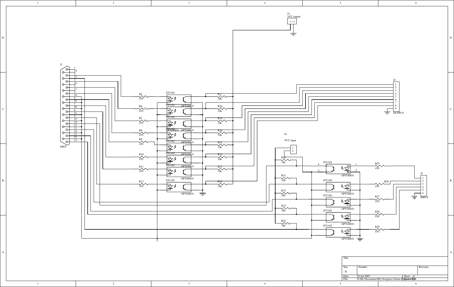 Page 1 of 1 - Protel Schematic Parallel Port