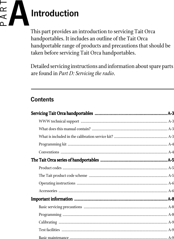 Page 1 of 10 - 51k-03_A ORCA/ORCA SERVICE MANUAL Issue 3/Part A Part