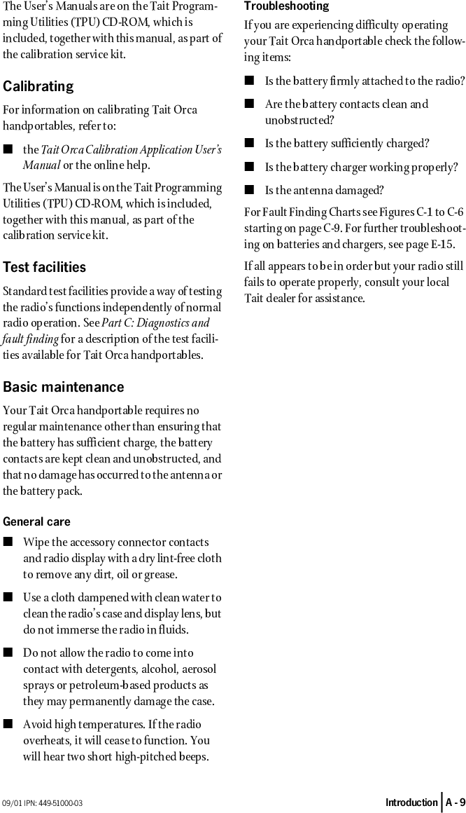 Page 10 of 10 - 51k-03_A ORCA/ORCA SERVICE MANUAL Issue 3/Part A Part