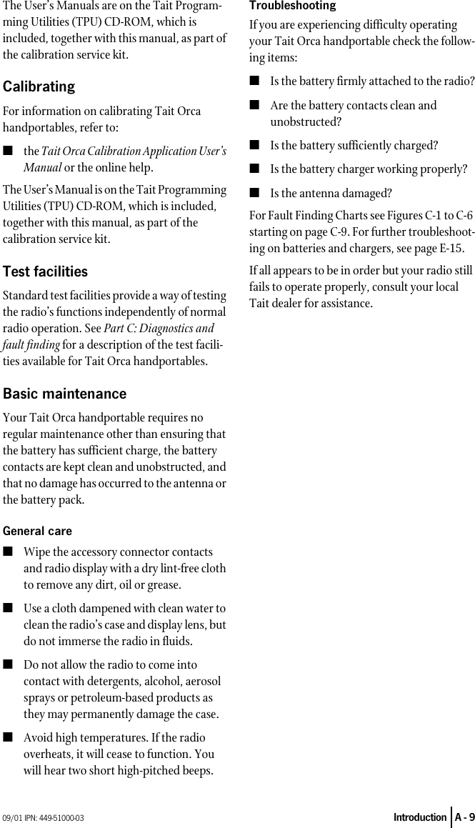 Page 9 of 10 - 51k-03_A ORCA/ORCA SERVICE MANUAL Issue 3/Part A Part