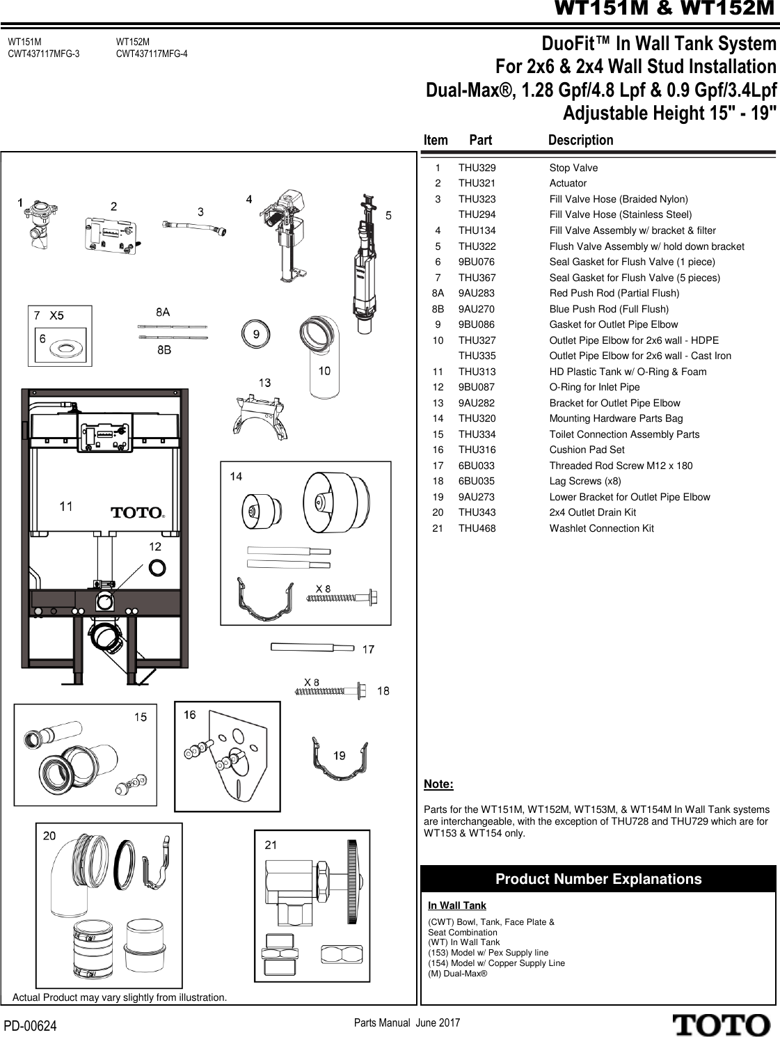 Page 1 of 1 - PD-00624 WT151M WT152M