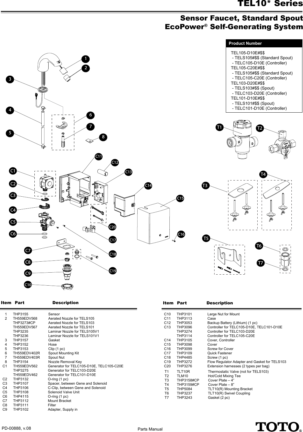 PD 00888_TEL10 V08 00888 TEL10 STD