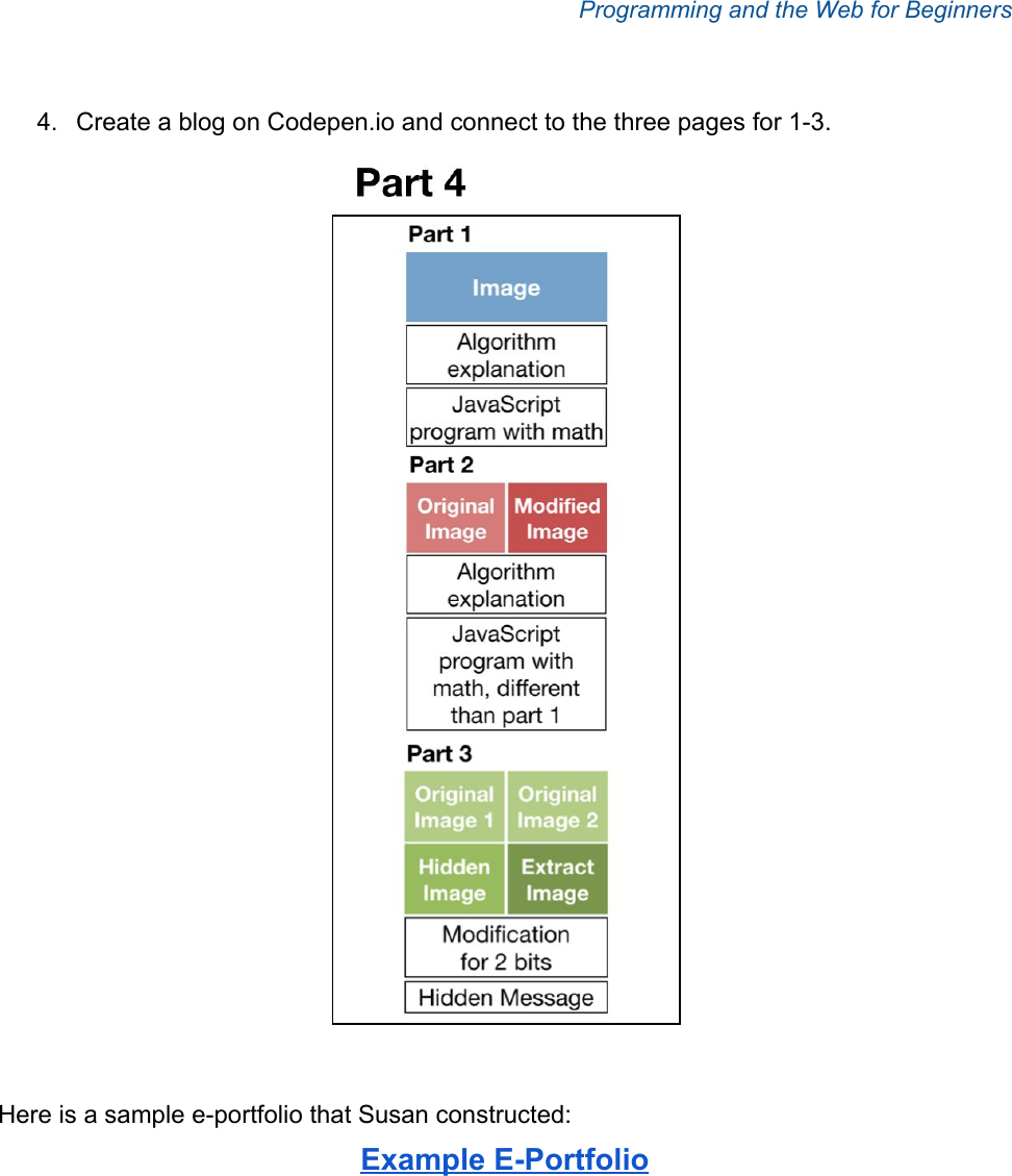Page 6 of 7 - Portfolio Assignment Instructions