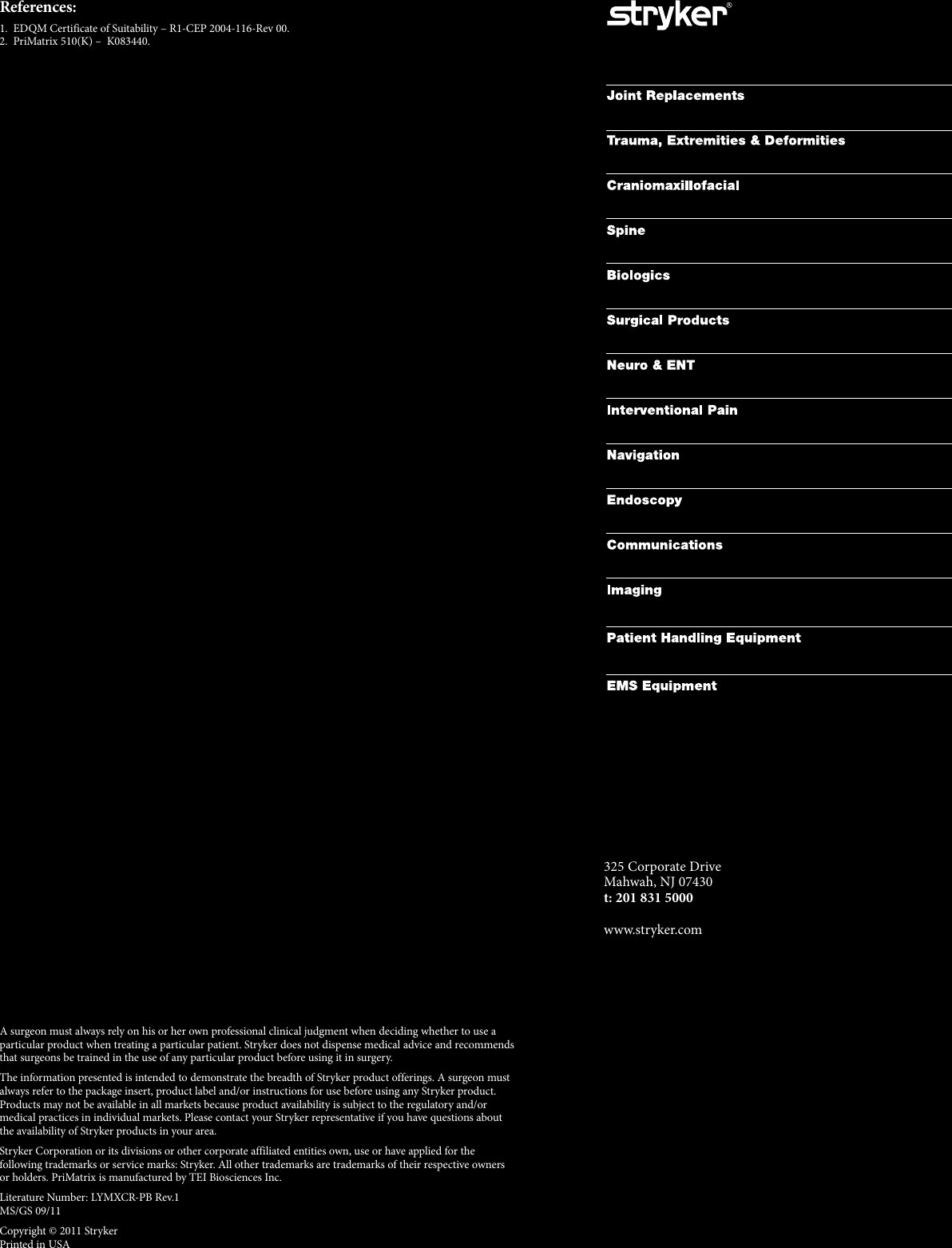 Page 4 of 4 - Colors.qxp  Primatrix Brochure