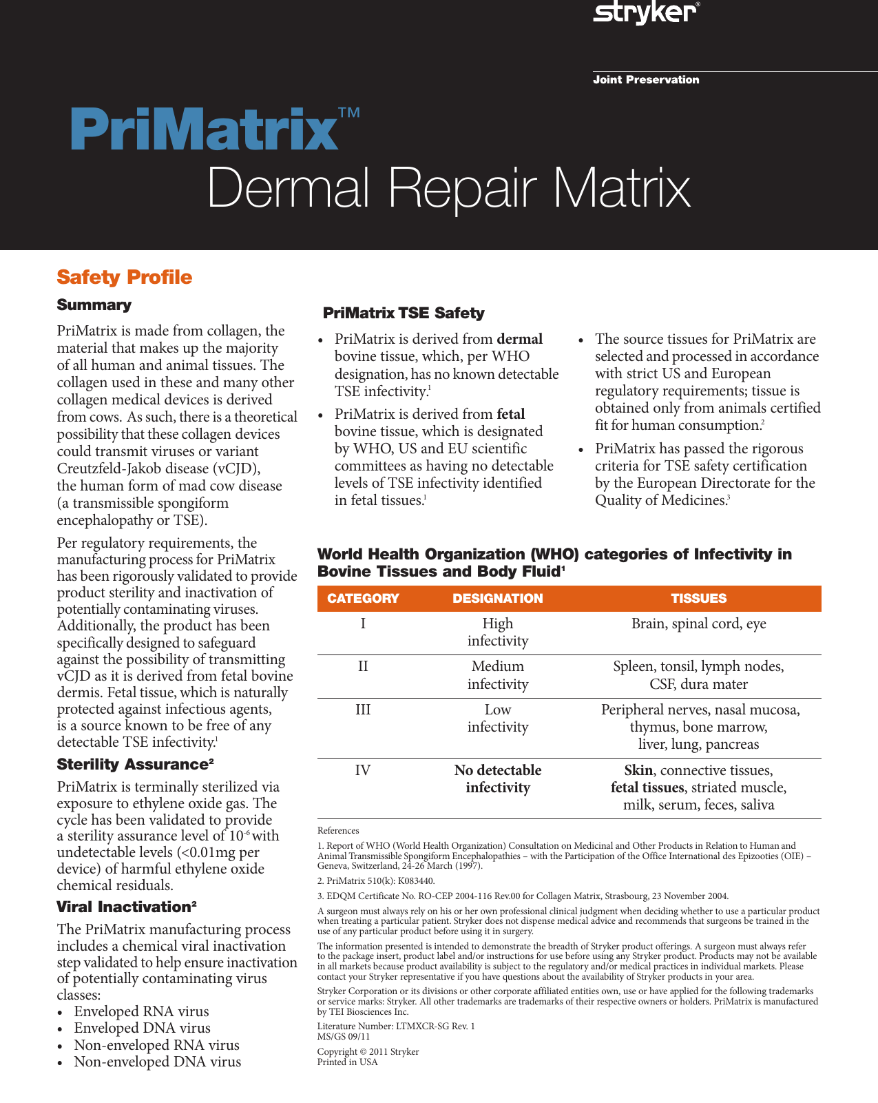 Colors.qxp Primatrix Saftey Guidelines
