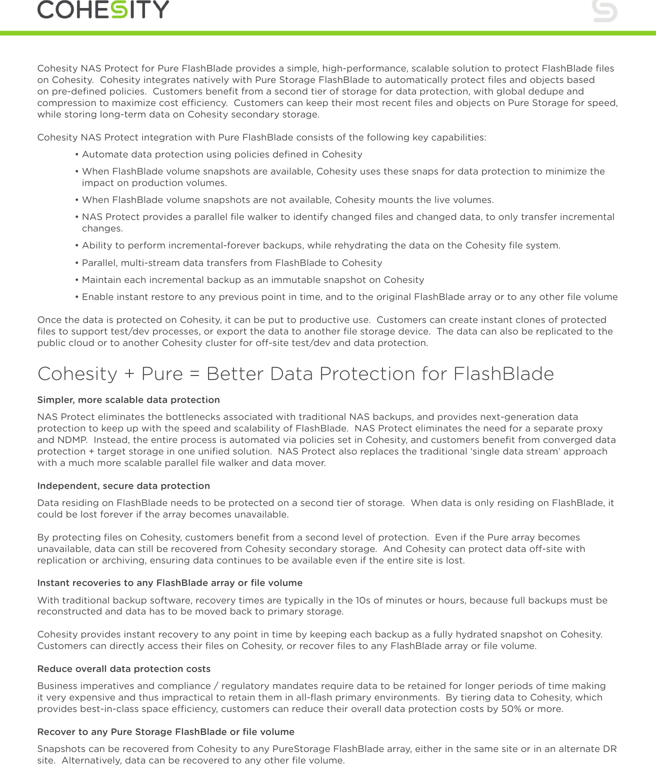 Page 4 of 5 - Pure-Storage-Flash Blade-Cohesity-TY