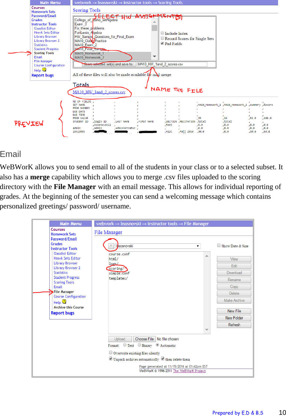 Page 10 of 12 - Getting Started With Webwork QCC Faculty Guide To Using We BWor K