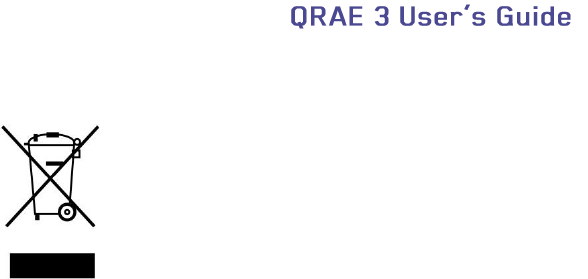 QRAE 3 User's Guide QRAE3_Users_Guide QRAE3 Users