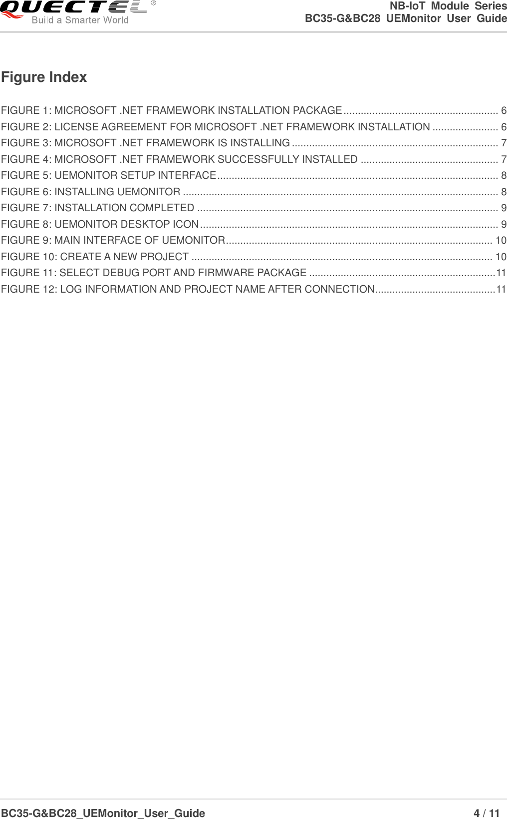 Page 5 of 12 - Quectel BC35-G&BC28 UEMonitor User Guide V1.0