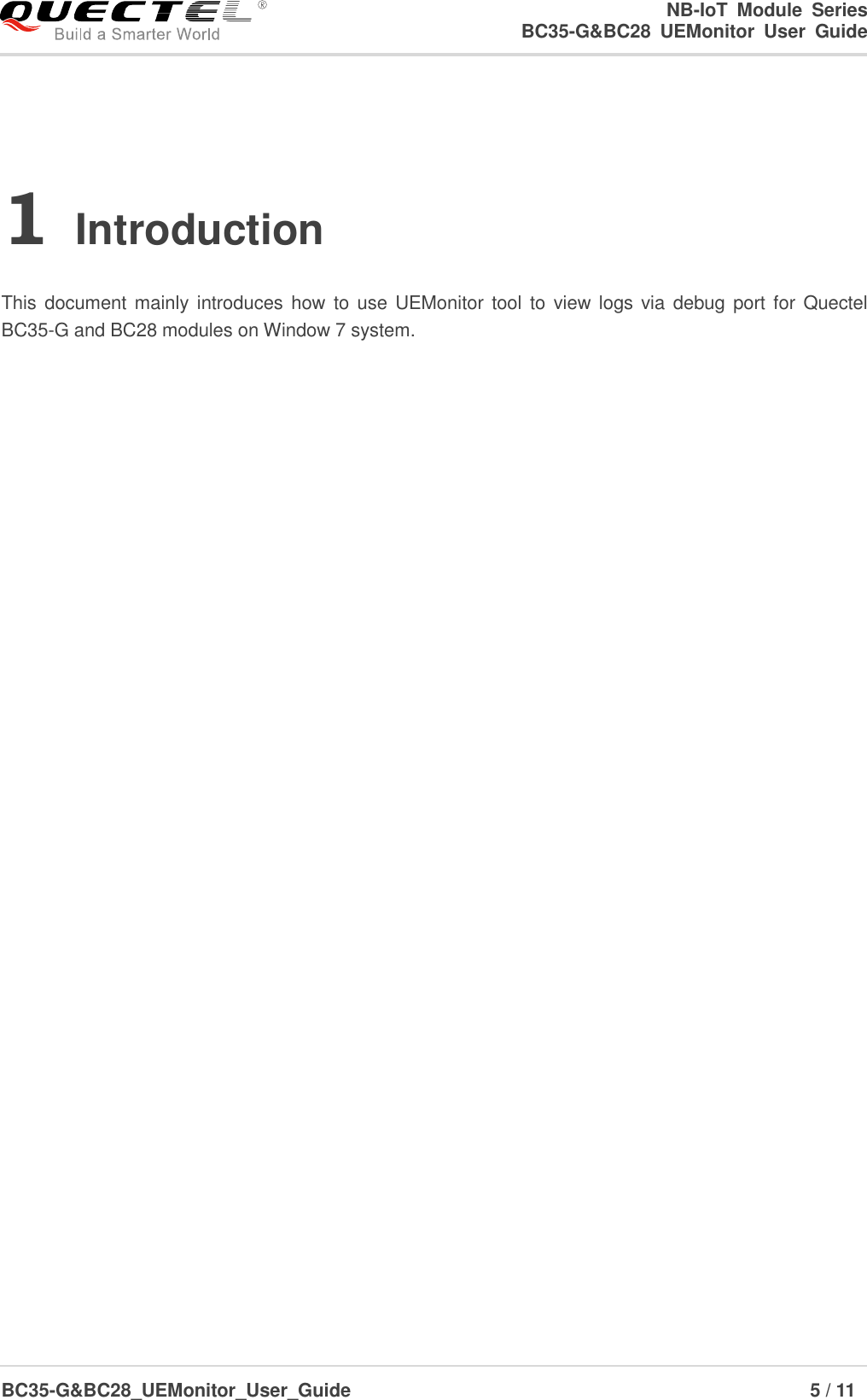 Page 6 of 12 - Quectel BC35-G&BC28 UEMonitor User Guide V1.0