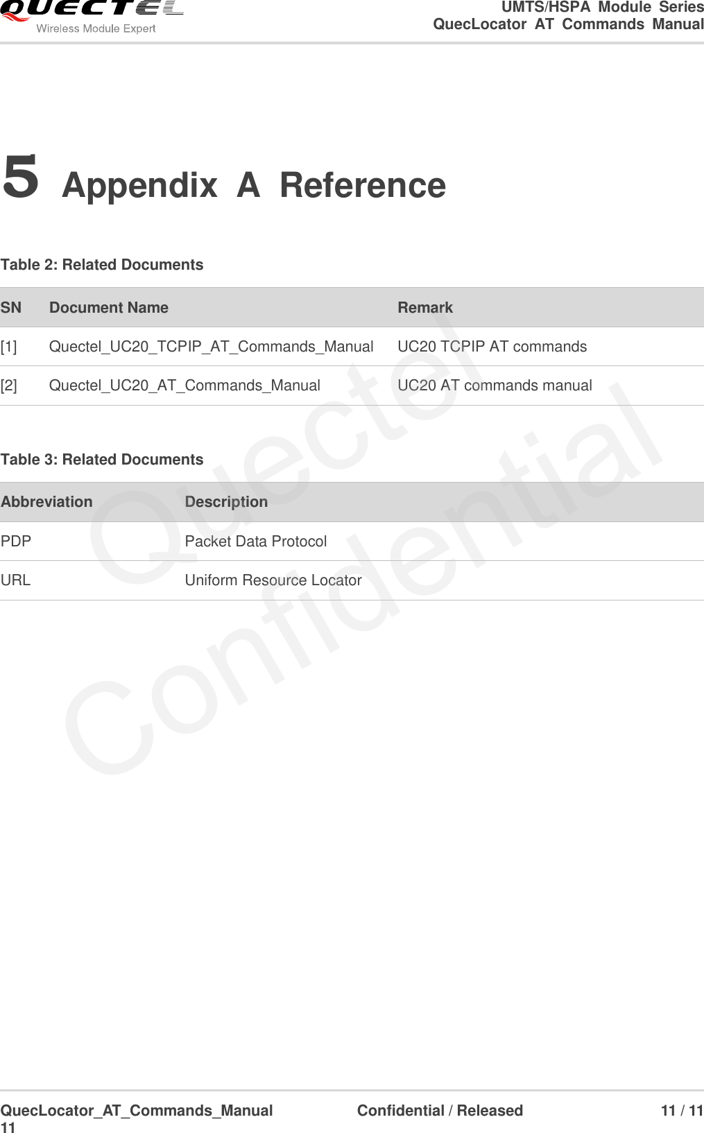 Page 12 of 12 - Quectel Quec Locator AT Commands Manual V1.0