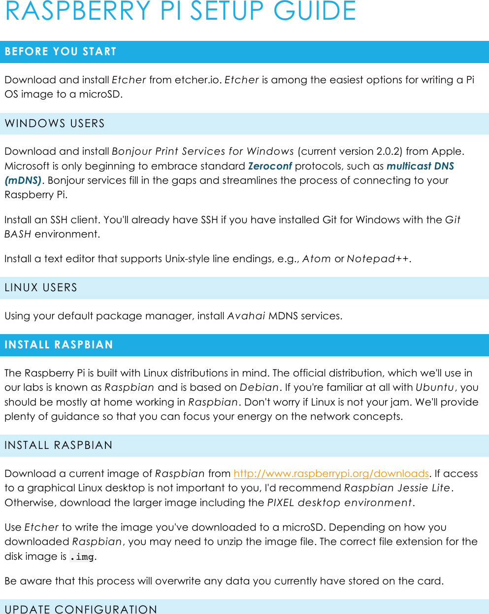 Page 1 of 6 - RPi Setup Guide