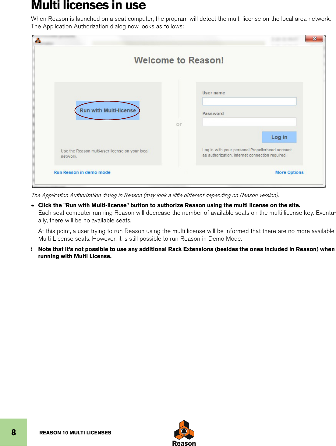 Reason 10 Multi Licenses Manual 10 0 En