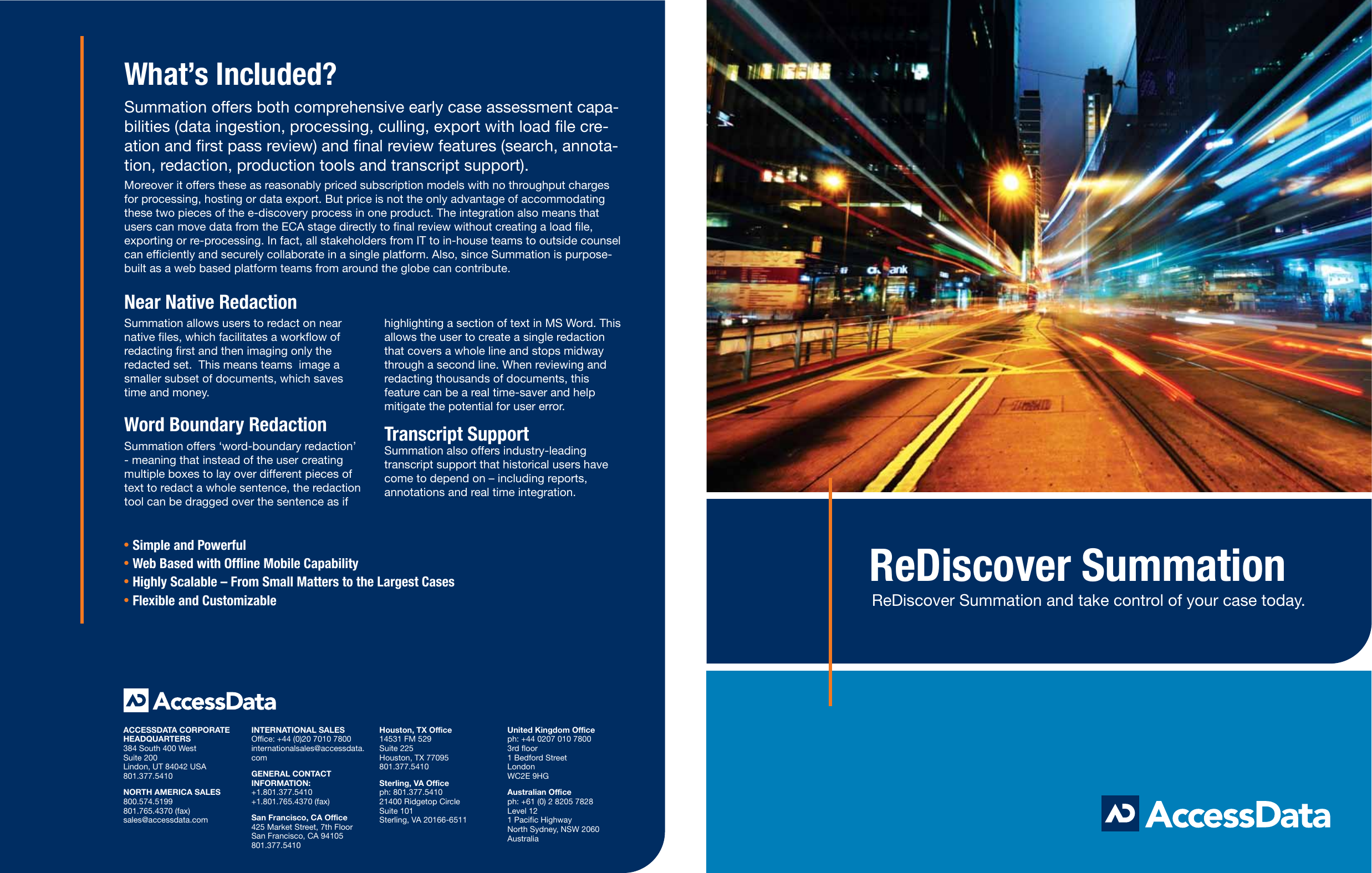 Page 1 of 4 - Rediscover Summation Brochure
