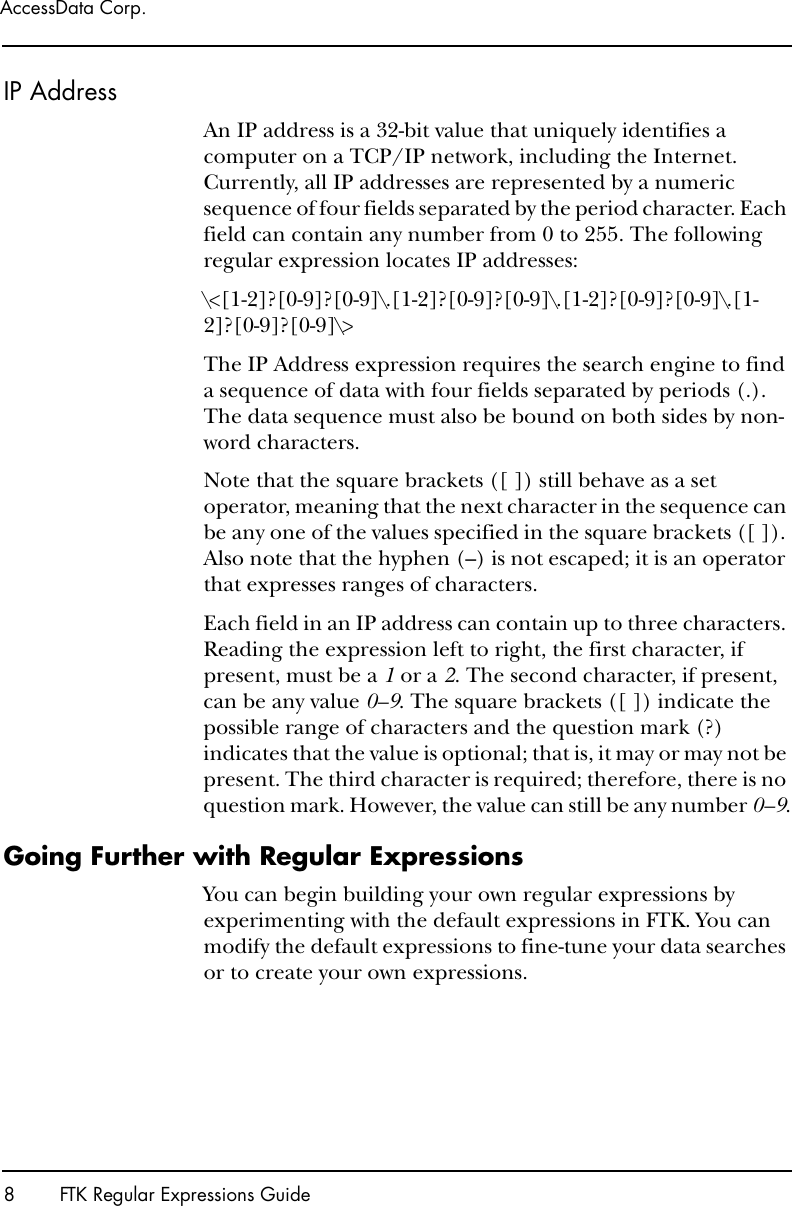 Page 8 of 10 - Web_regexp  Regular-Expressions-Reference-Guide