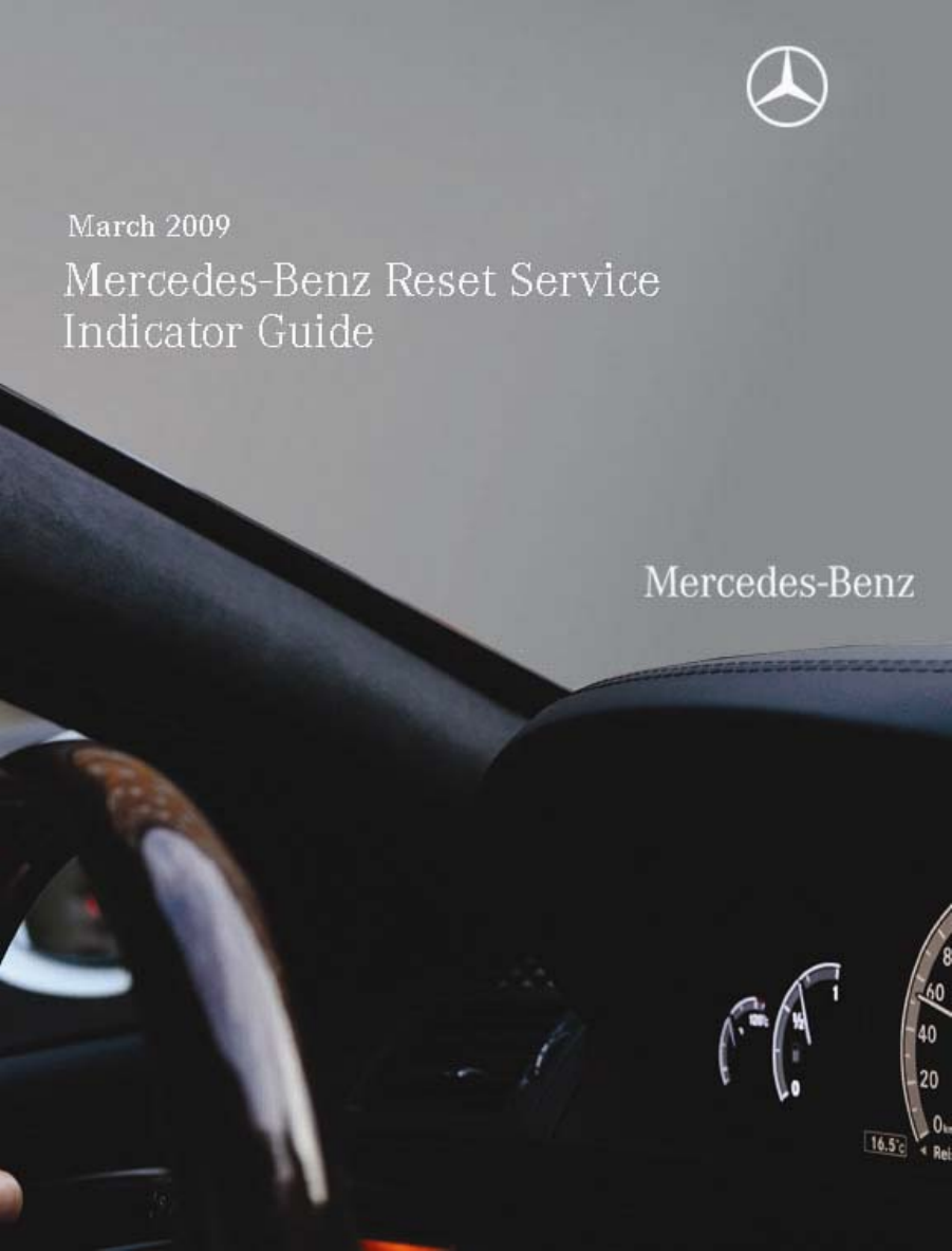 Page 1 of 12 - Reset Service Indicator  - Guide