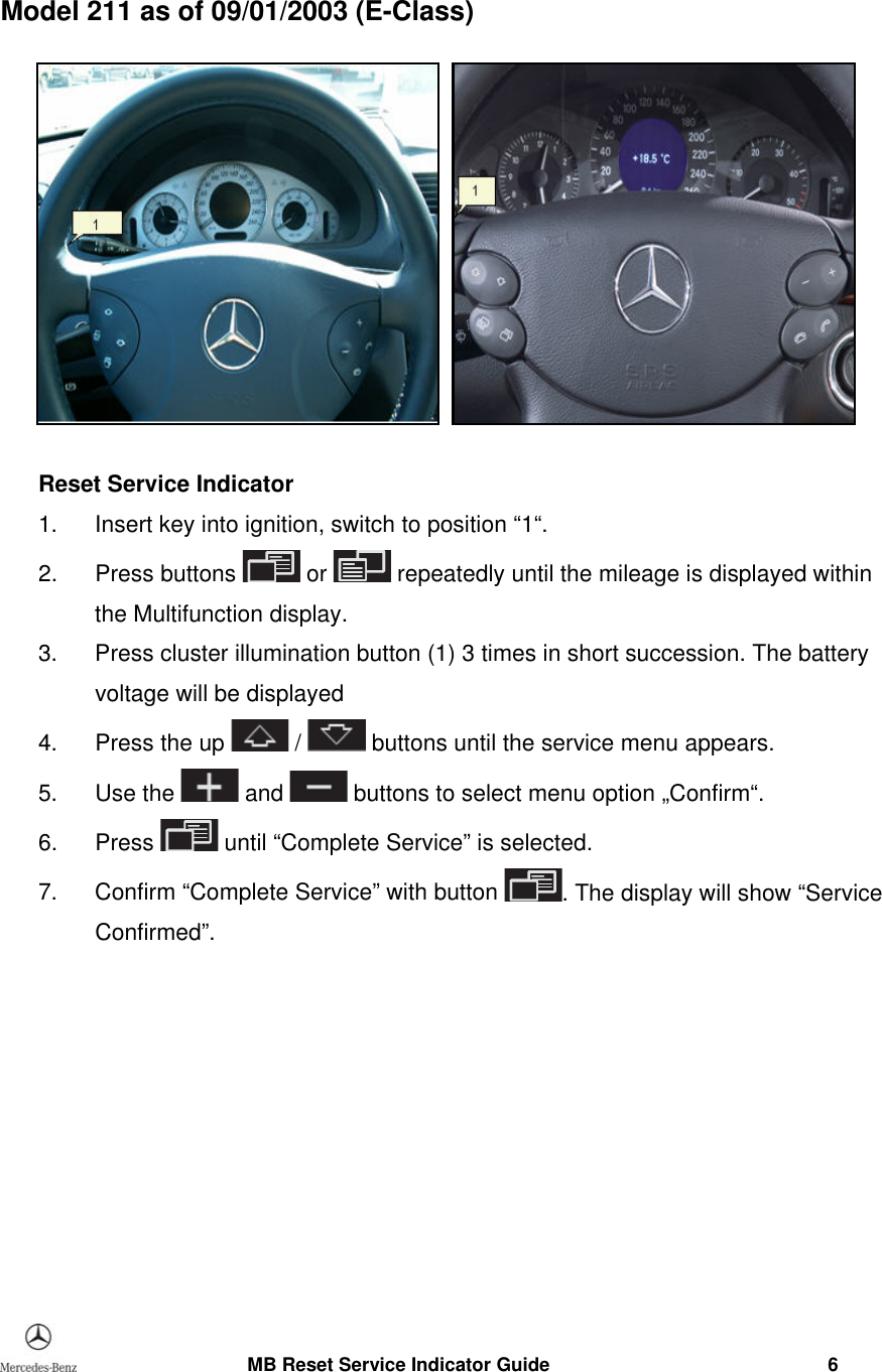 Page 6 of 12 - Reset Service Indicator  - Guide