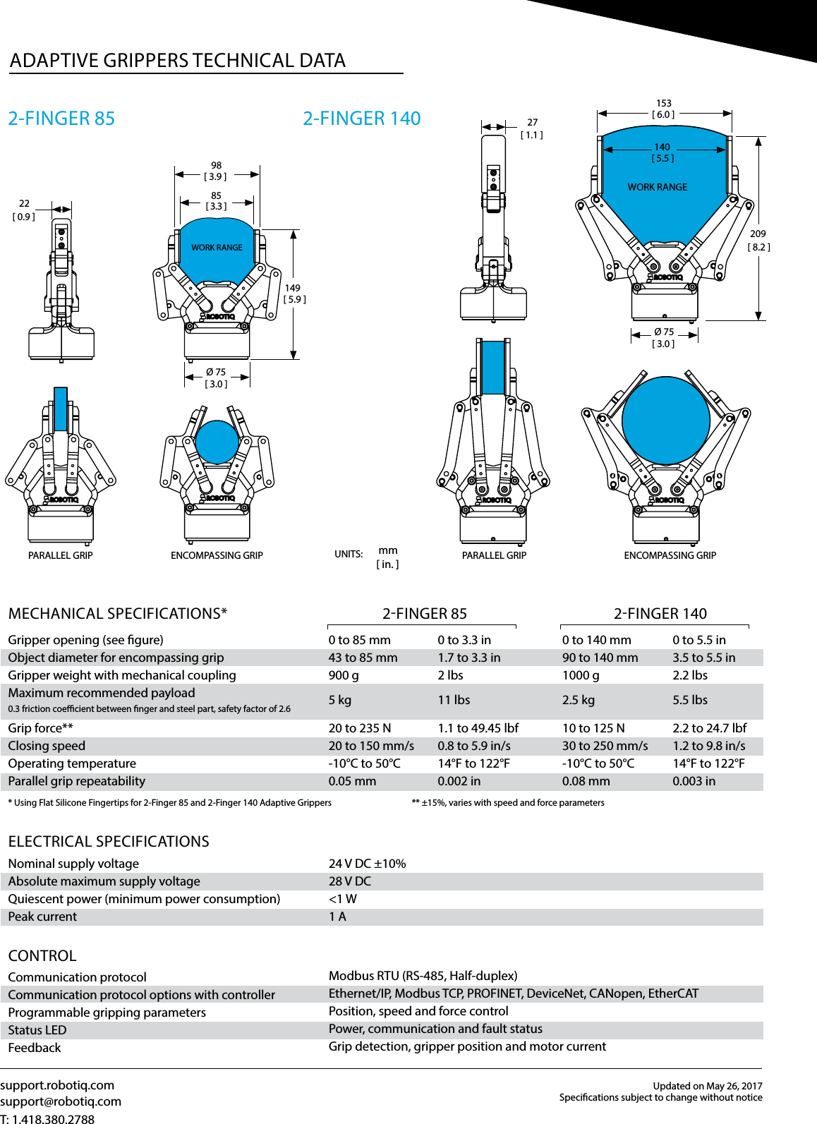 Page 2 of 2 - Robotiq-2-Finger-Adaptive-Gripper-Specifications-EN-May26-2017 20171116