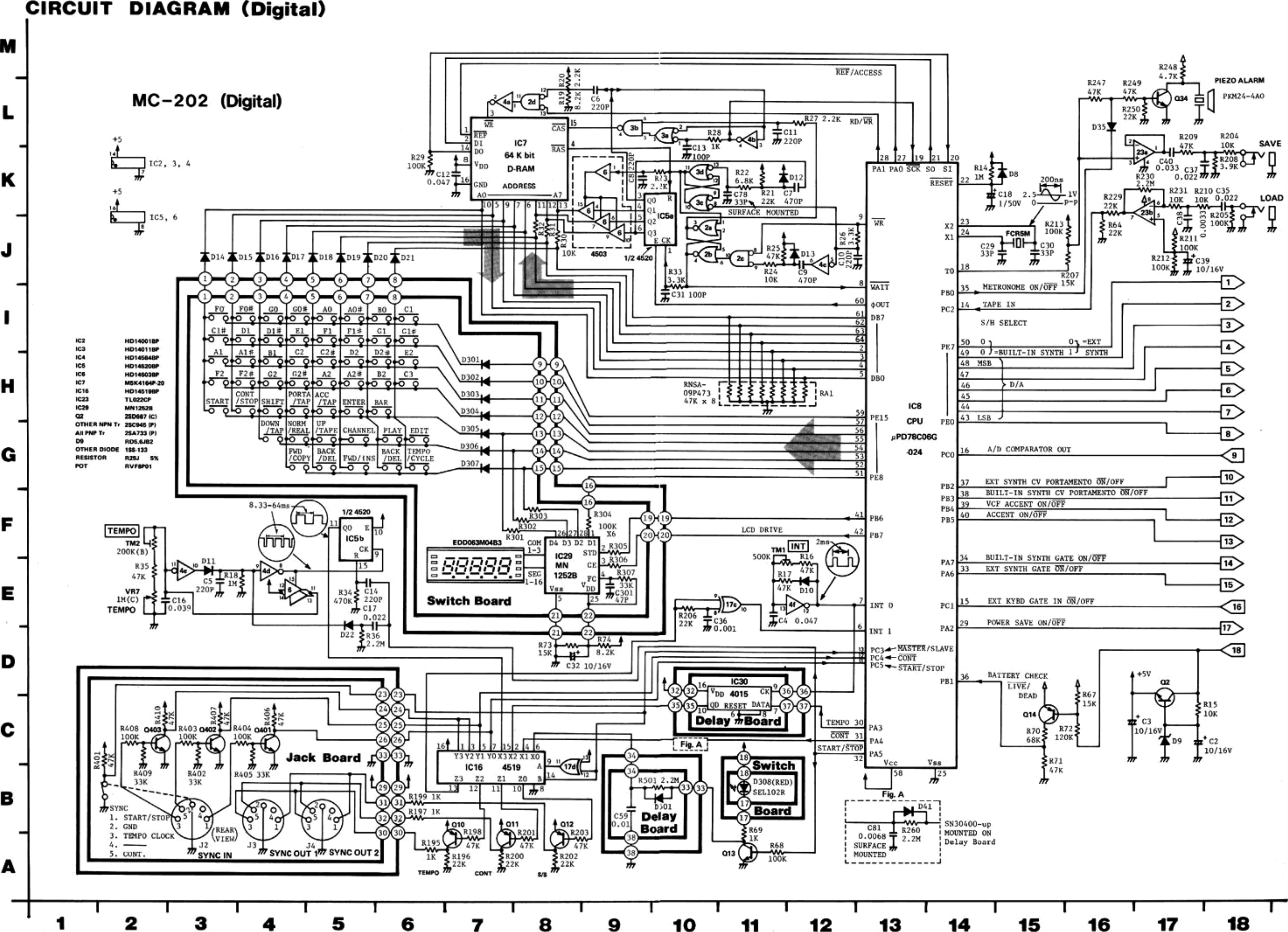 Page 2 of 2 - MC-202 Schematics Roland