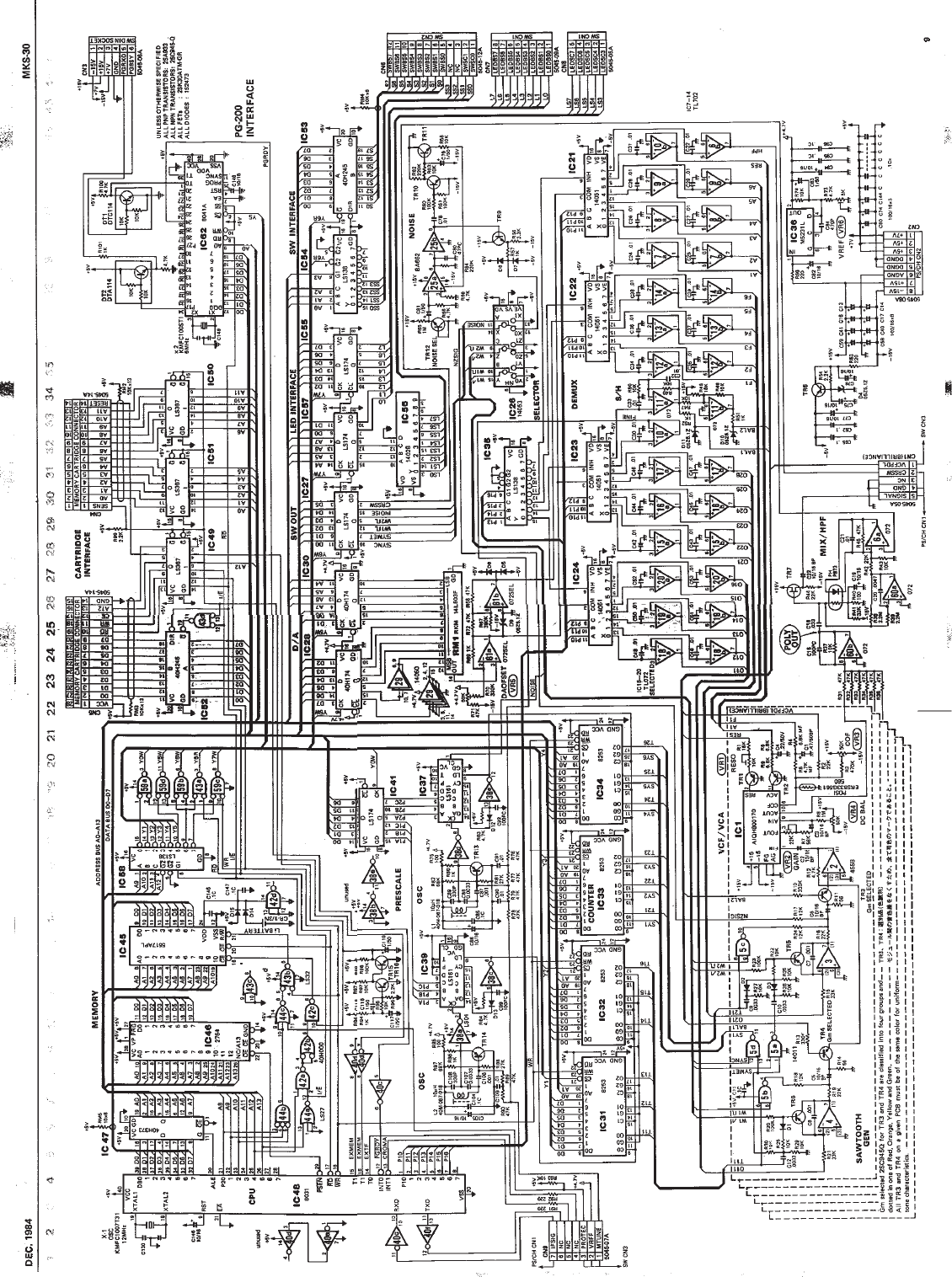 Page 2 of 4 - MKS-30 Schematics Roland